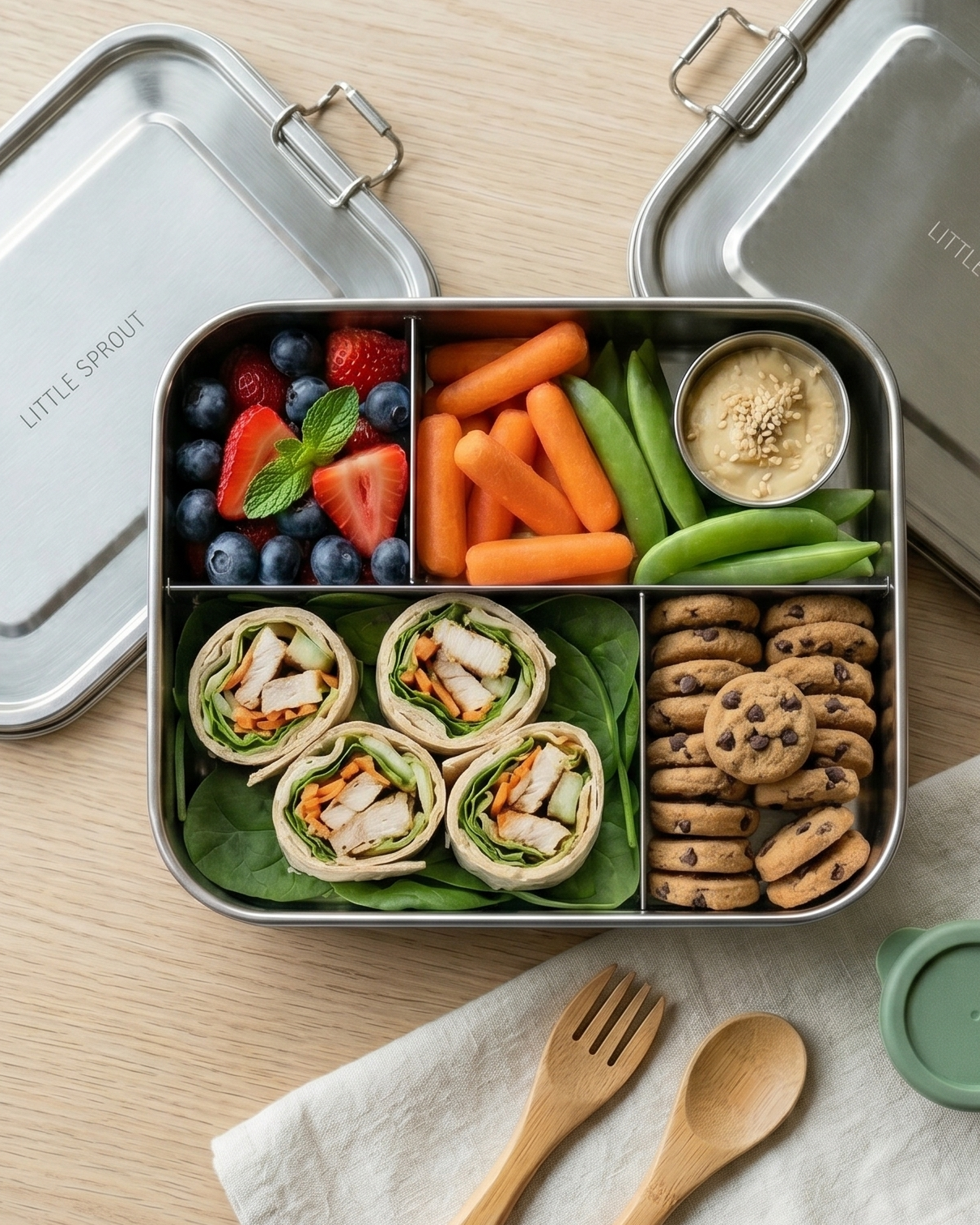 Lonchera saludable para niños palamano