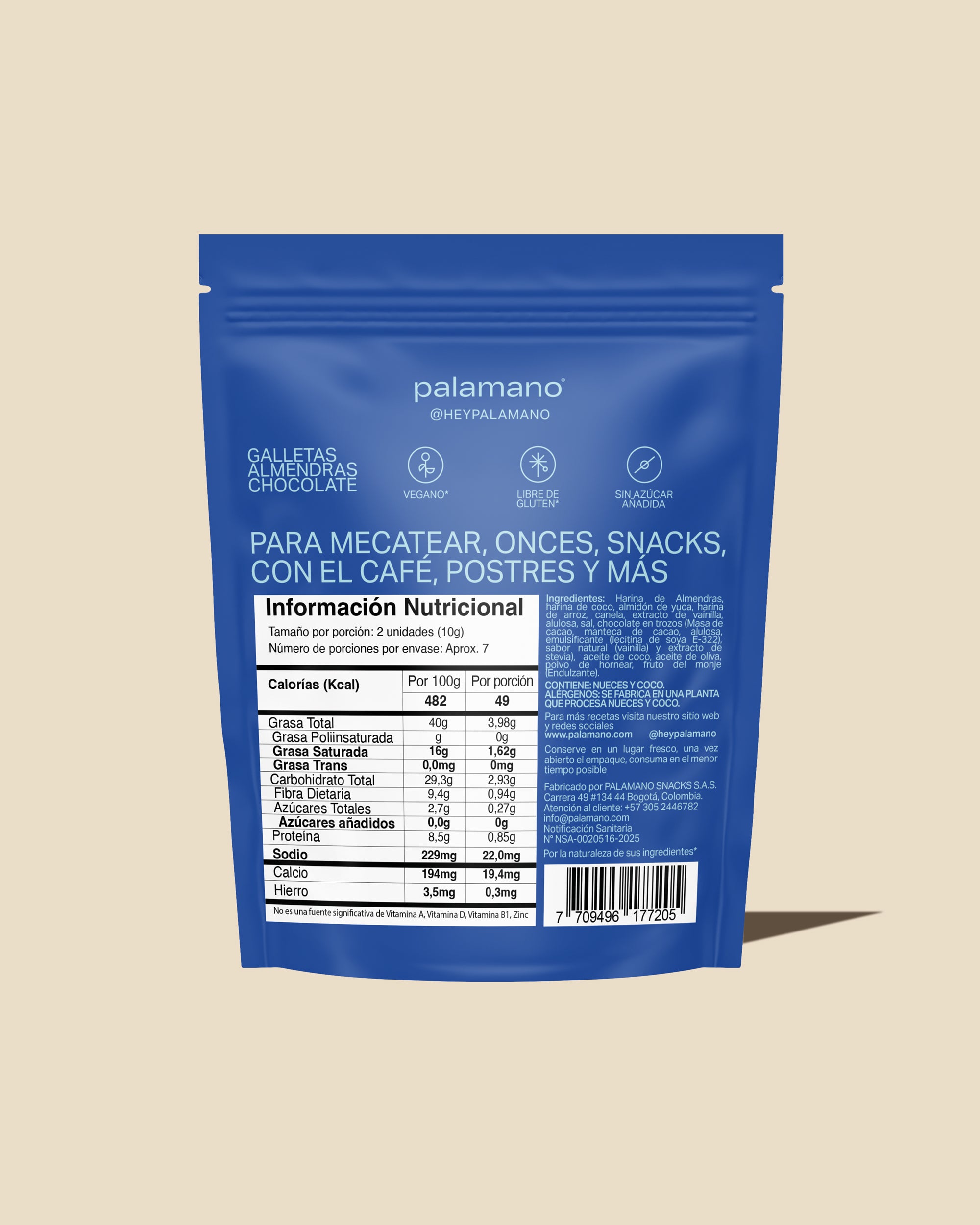 Galletas Almendras Chocolate