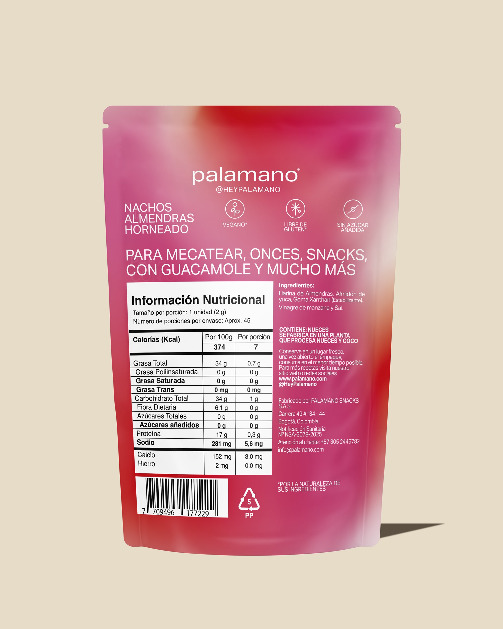 Nachos de Almendras Horneados 90g