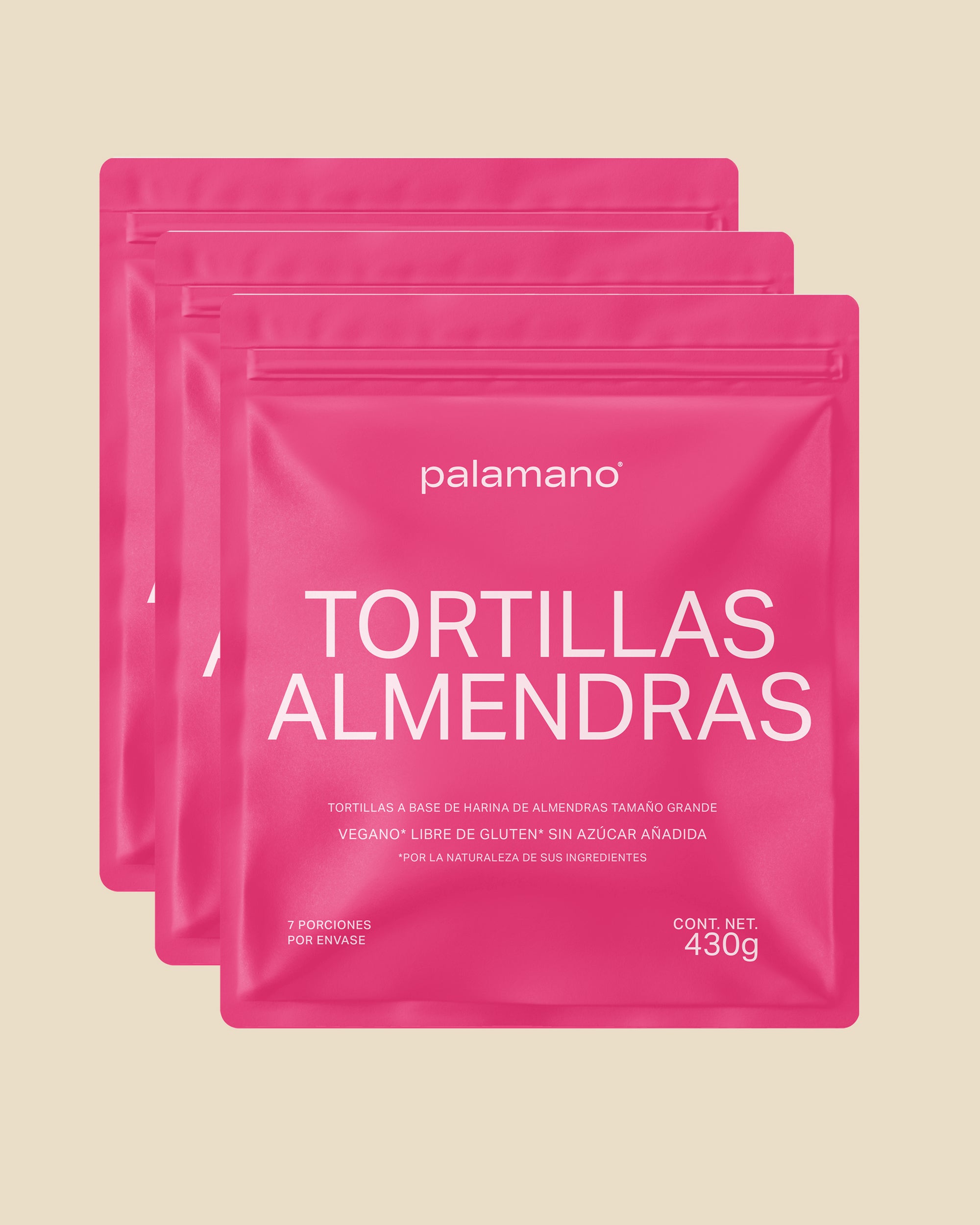 Combo Pizza Tortillas Almendras L x 3 ud