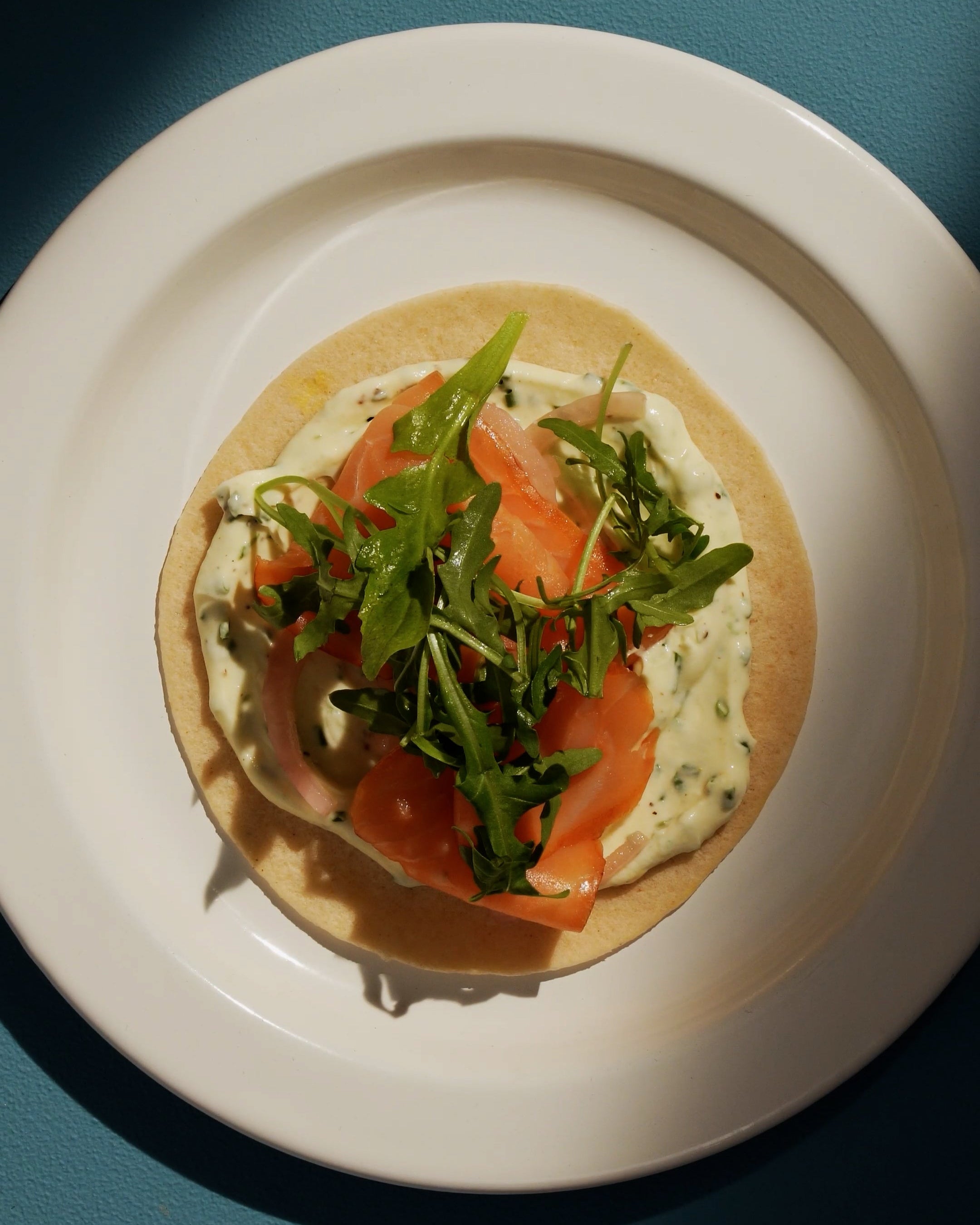 Taco de Salmon Ahumado