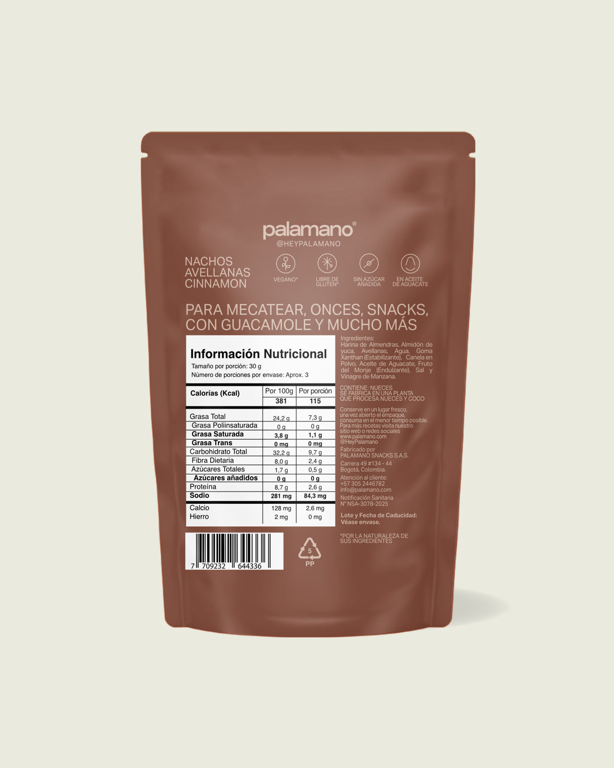 Nachos Avellana Cinnamon 90g