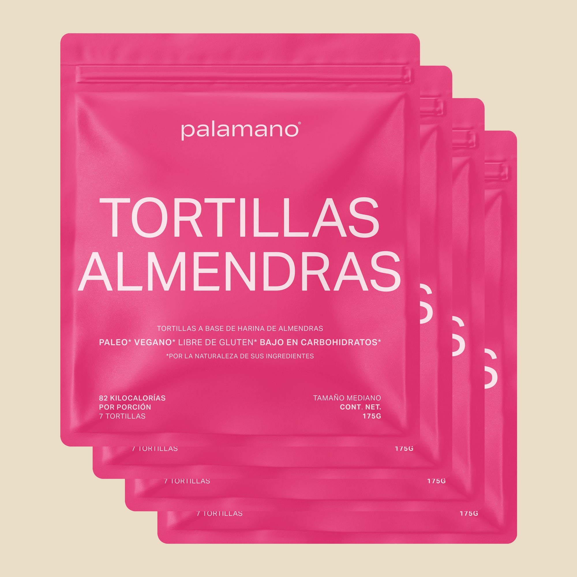Tortillas de Almendras M x 4